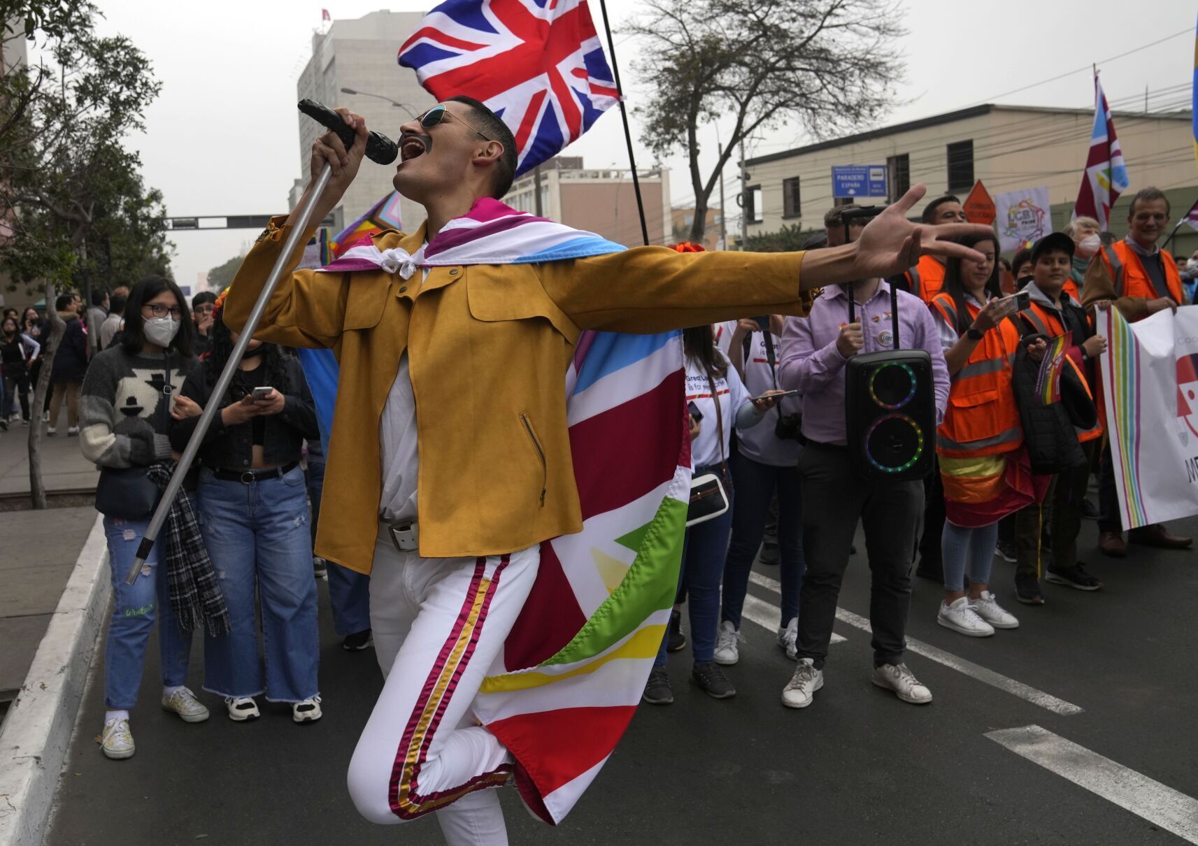 APTOPIX Peru Gay Pride Parade